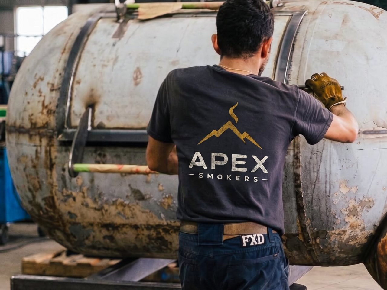 Grinding and finishing steel in the shop