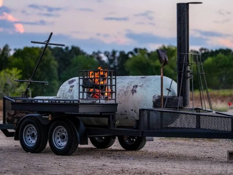 Apex Prime 500-gallon offset smoker